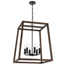 Urban 6 Light Iron Pendant